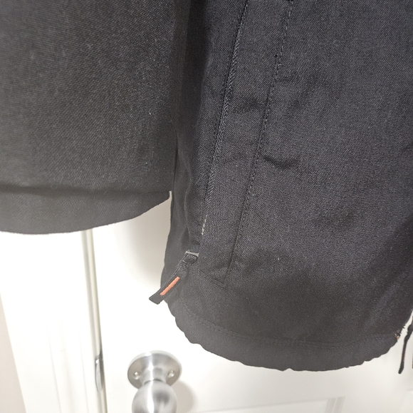 Banana Republic Mens M black Winter Peacoat Water Resistent - Picture 3 of 11